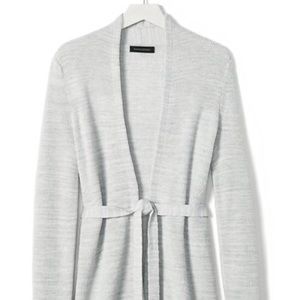 Banana Republic Open Cardigan - Light Heather Grey